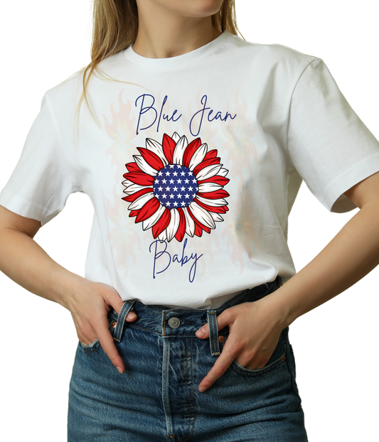 Blue Jean Baby DTF Transfer