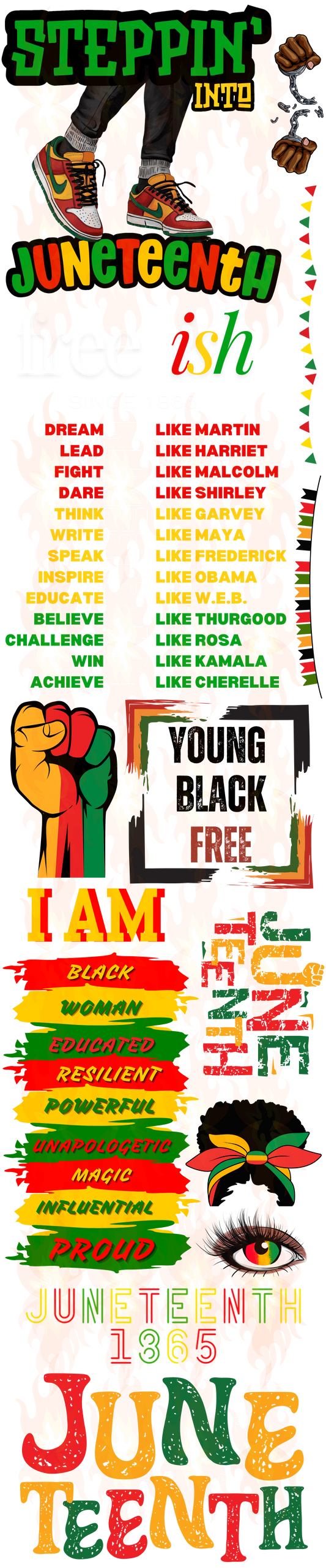 Juneteenth DTF Gang Sheet