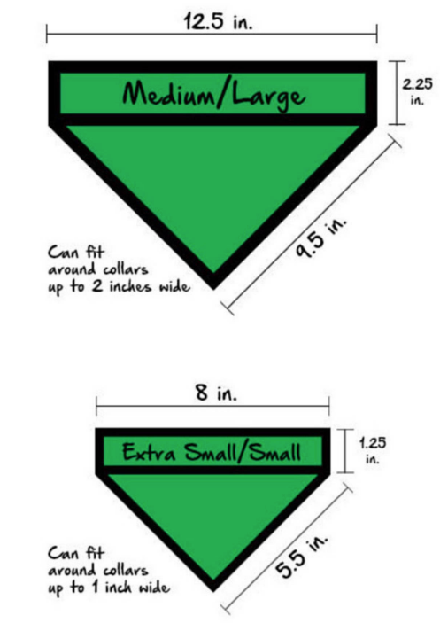 Over the online collar bandana