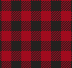 Red Buffalo Plaid Pattern HTV Roll 20"x3'