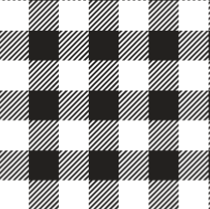 White Buffalo Plaid Pattern HTV Roll 20"x3'
