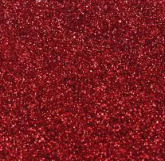 Cherry Glitter Flake Sheet  - 12x20"