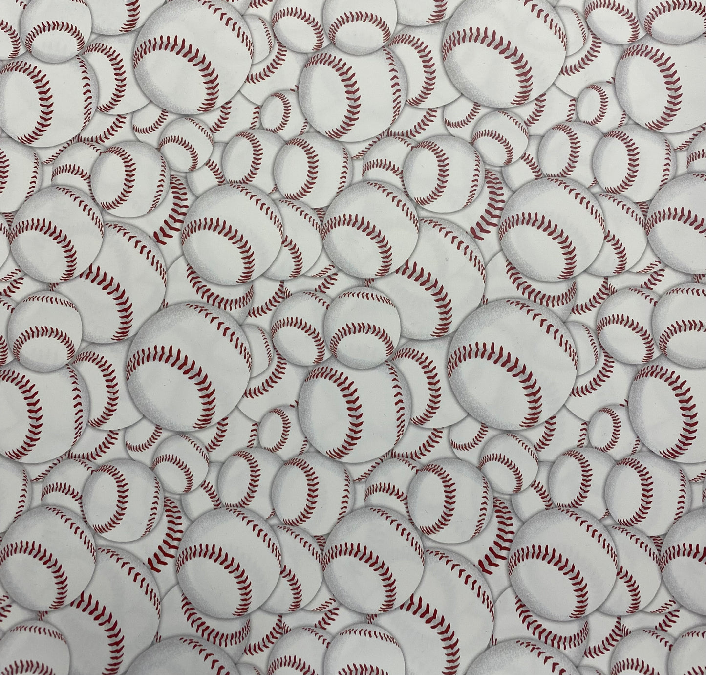 Baseballs Pattern HTV Roll 20”x3’