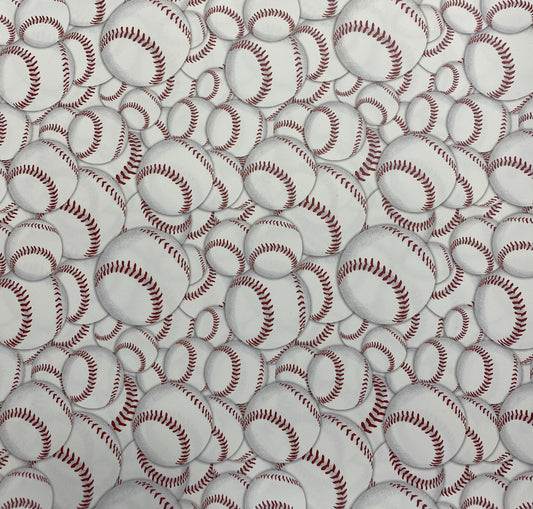 Baseballs Pattern HTV Roll 20”x3’