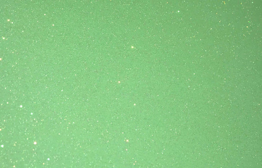 Fluorescent Green Glitter Flake Roll - 20"x5'