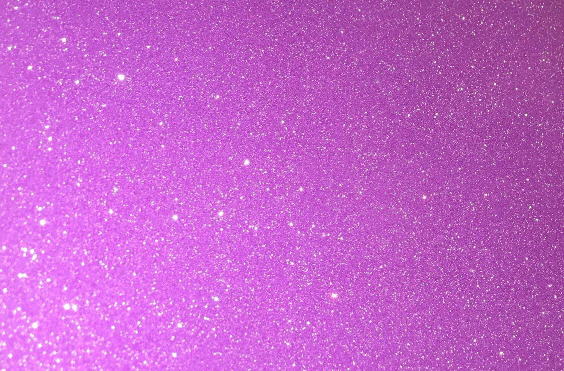 Fluorescent Purple Glitter Flake Roll - 20"x5'