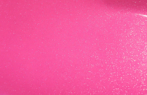 Fluorescent Pink Glitter Flake Sheet - 12"x20"