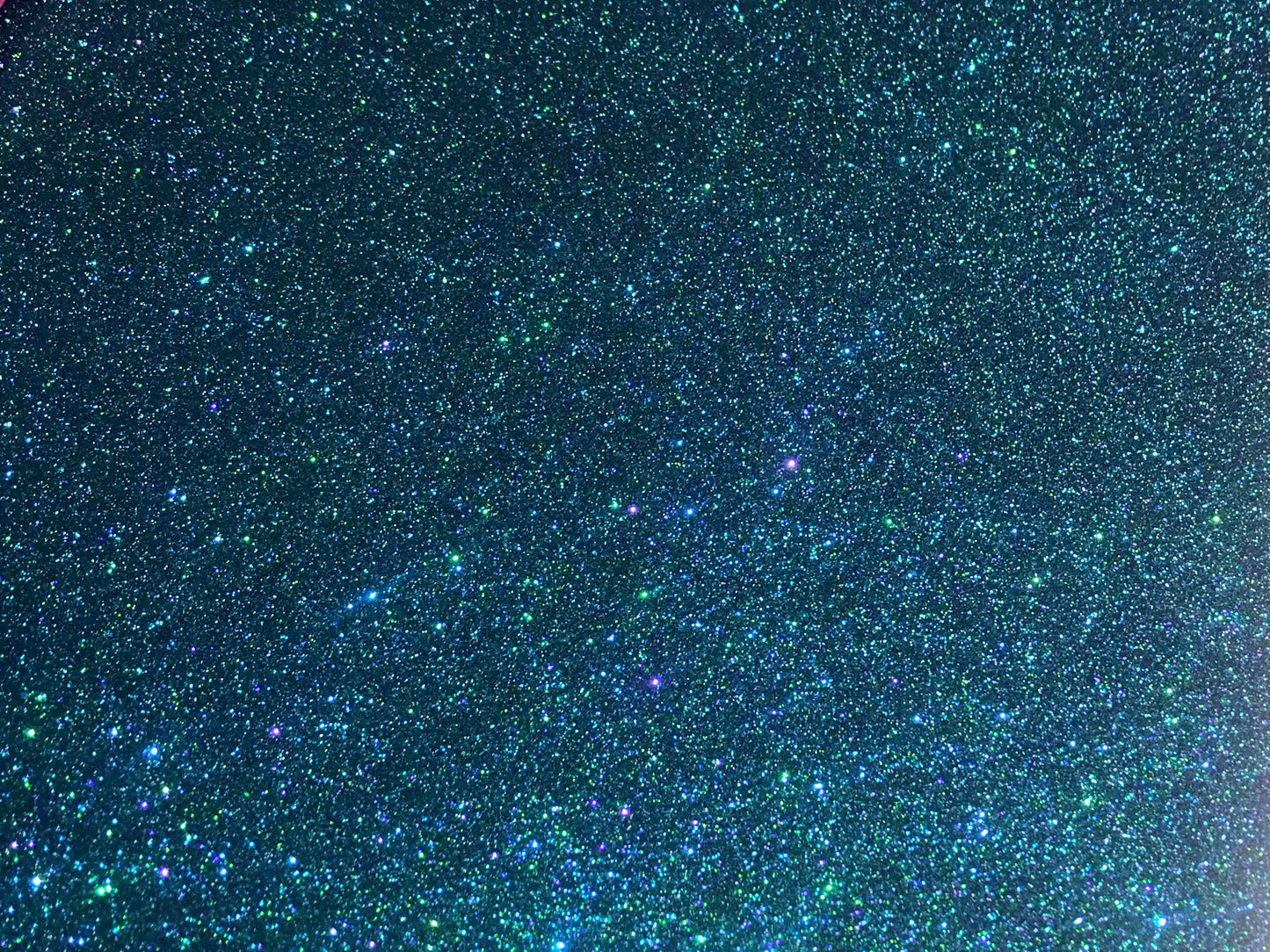 Peacock Teal Glitter Flake Sheet 12"x20"