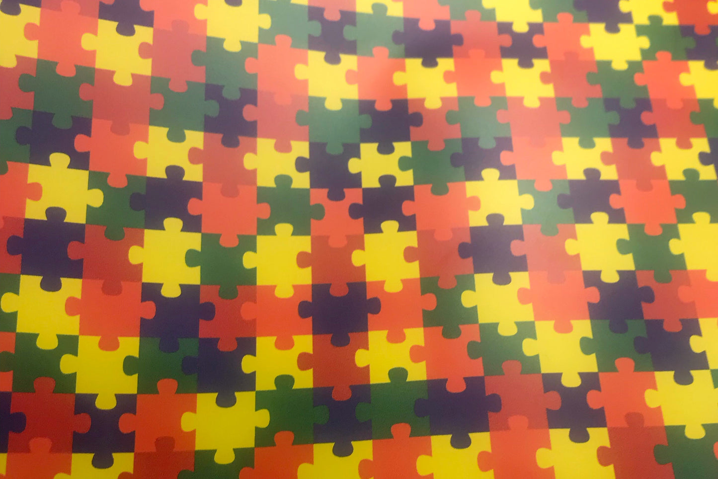 Awareness Puzzle Pattern HTV Roll 20"x3'