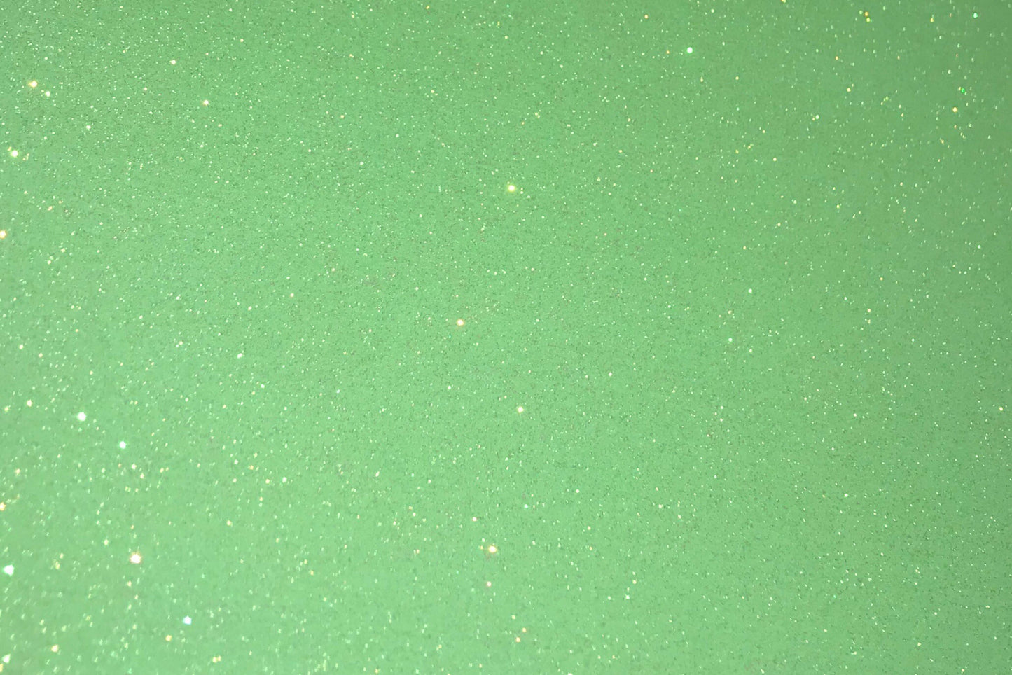 Fluorescent Green Glitter Flake Sheet - 12"x20"