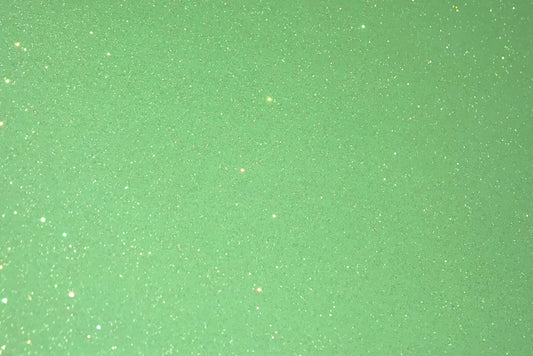 Fluorescent Green Glitter Flake Sheet - 12"x20"