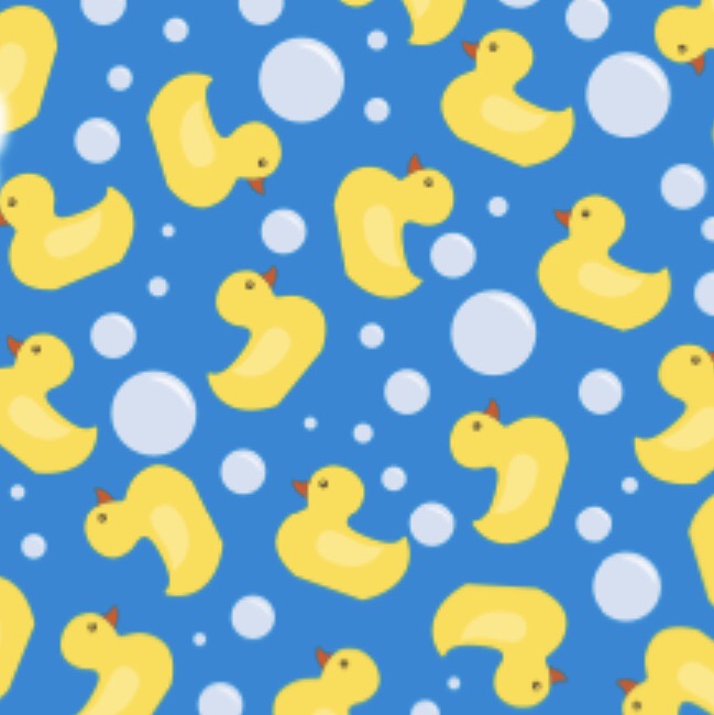 Rubber Duckies Pattern HTV Heat Transfer Vinyl