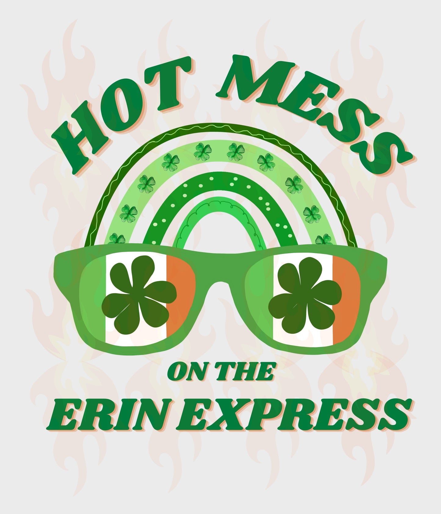 Hot Mess on the Erin Express DTF Transfer