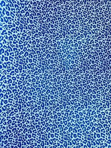 Cheetah Blue 12”x15” Sheet