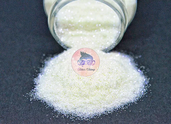 Icy - Ultra Fine Rainbow Glitter - (White)