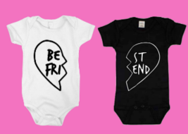 Best Friend Twin Onesie Set