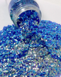 Let It Go - Chunky Rainbow Glitter - (Indigo Translucent)