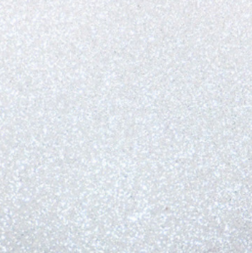 White Glitter Flake Roll - 20"x5'