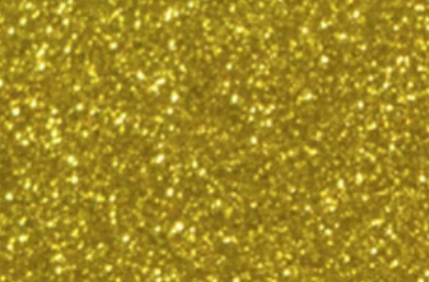 Yellow Gold Glitter Flake Roll - 20"x5'