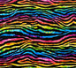 Rainbow Zebra Print Adhesive Vinyl 12”x20” Sheet