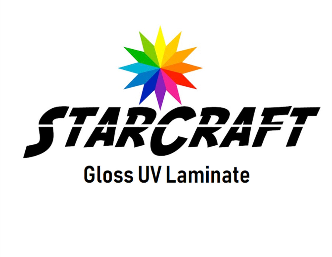 StarCraft Gloss UV Laminate Sheet for Printable Adhesive Vinyl