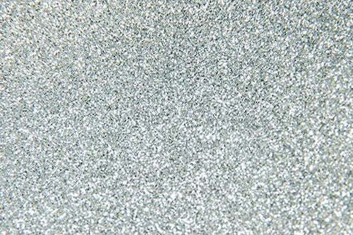 Silver Glitter Flake Sheet - 12"x20"