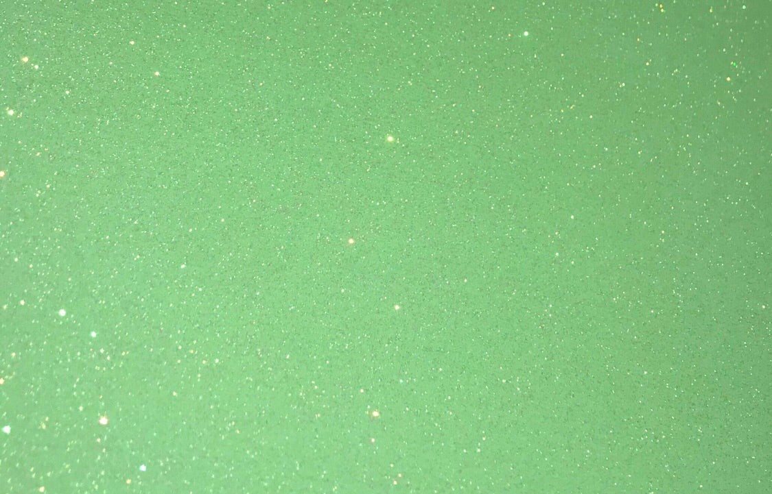Fluorescent Green Glitter Flake Roll - 20"x5'