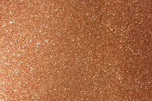 Copper Glitter Flake Sheet - 12”x20”