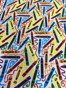 Crayon Scribbles Adhesive Vinyl 12”x20” Sheet