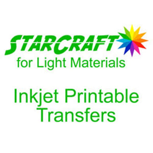 StarCraft Printable Heat Transfer Vinyl Sheet for Light Material