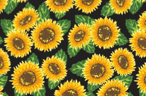Sunflowers Pattern HTV Roll 20”x36”