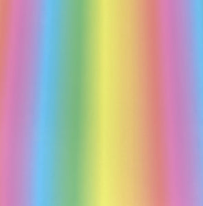 Prizm Fade Rainbow Pastel 20”x3' Roll