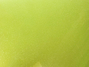 Fluorescent Yellow Glitter Flake Sheet - 12"x20"