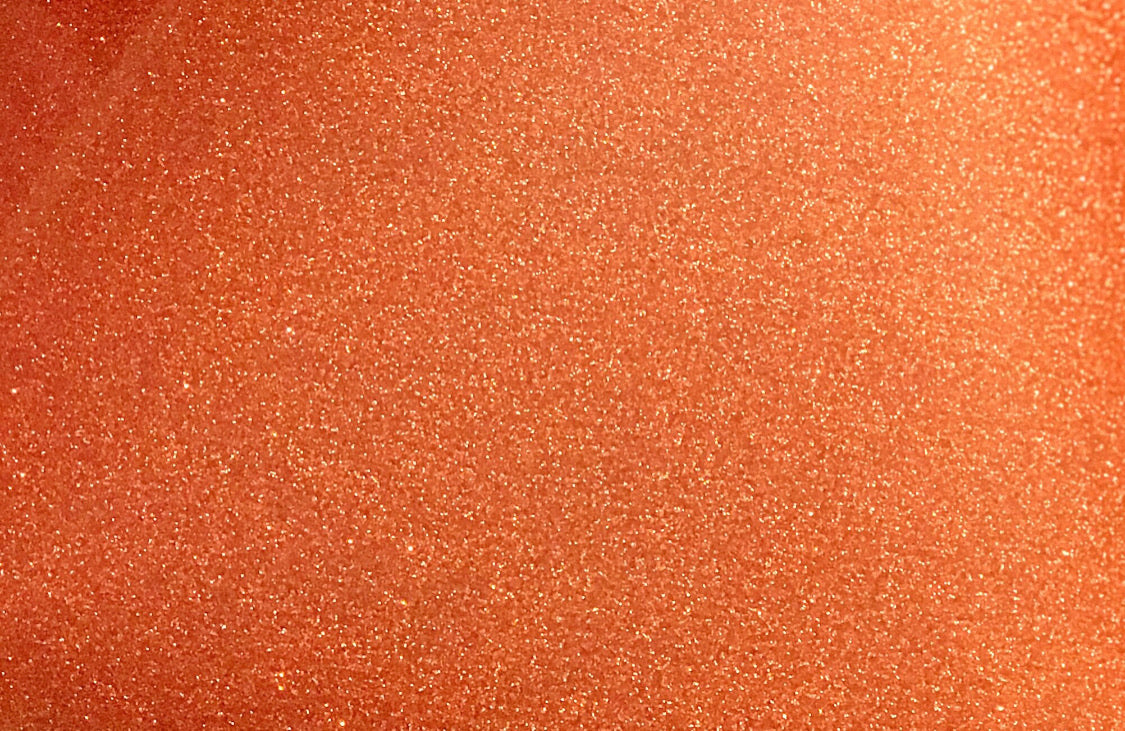 Orange Glitter Flake Roll 20”x5’