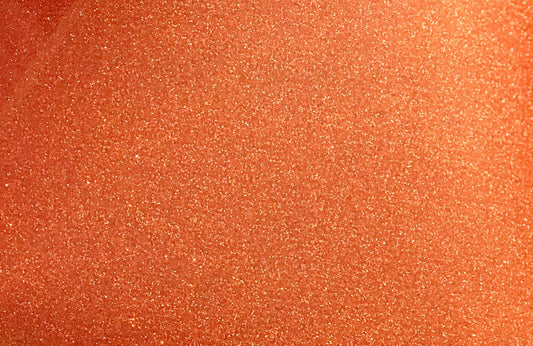 Orange Glitter Flake Roll 20”x5’