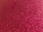 Hot Pink Glitter Flake Sheet 12"x20"