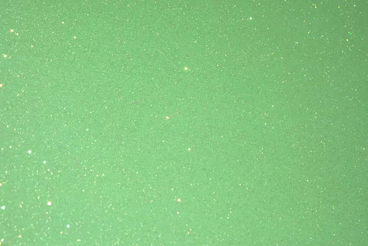 Fluorescent Green Glitter Flake Sheet - 12"x20"