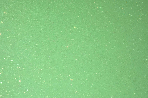 Fluorescent Green Glitter Flake Sheet - 12"x20"