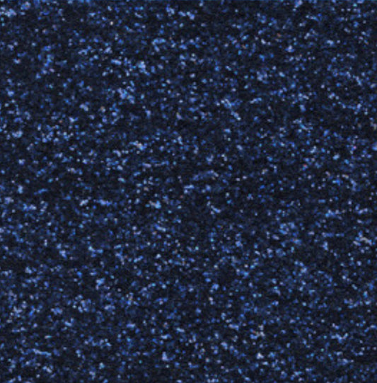 Navy Glitter Flake Sheet - 12"x20"