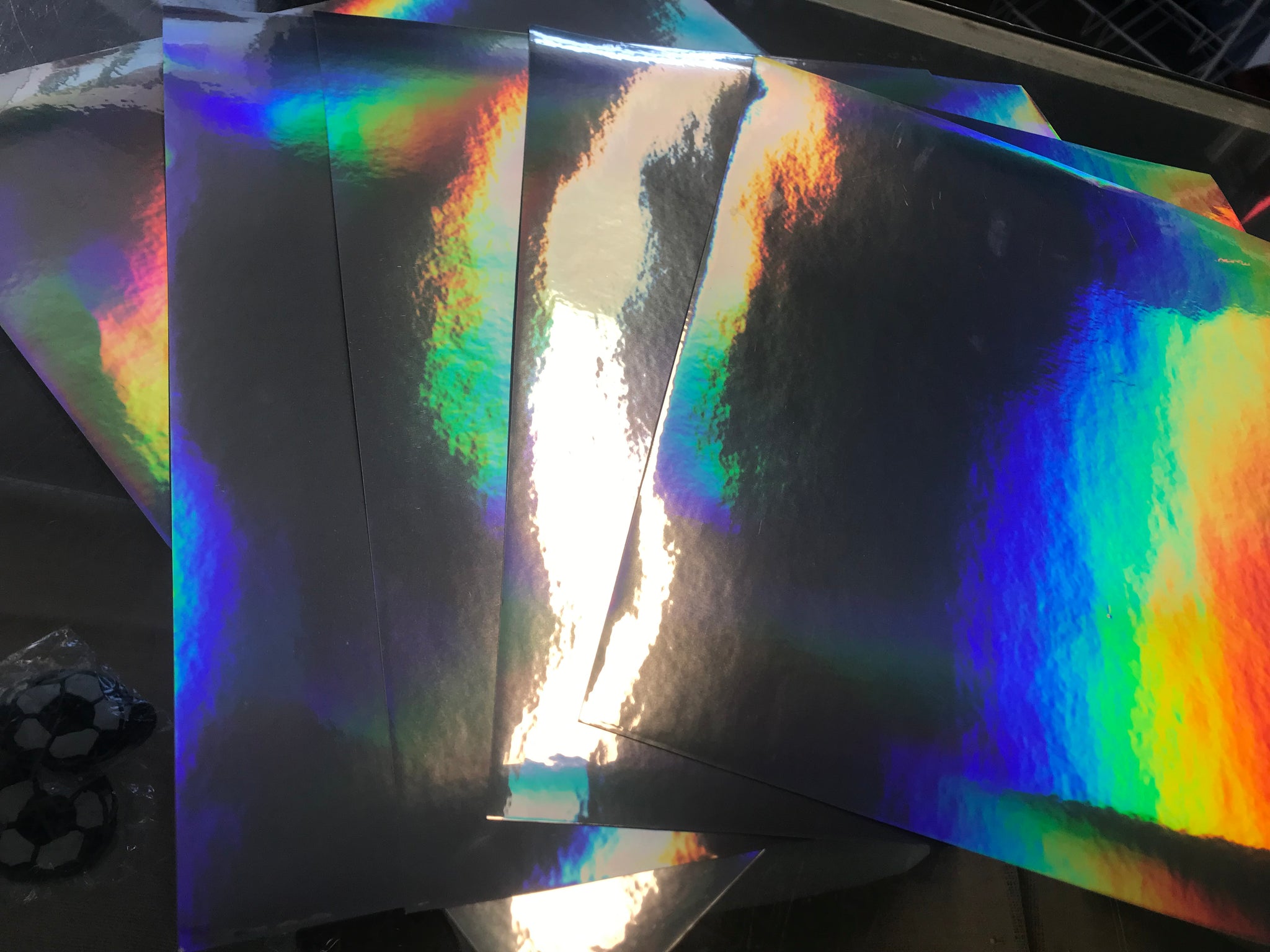 StarCraft Spectrum Silver Adhesive Vinyl 12”x12” Sheet