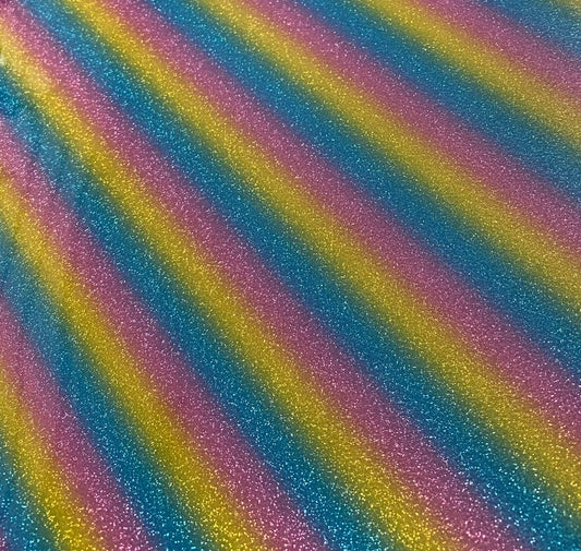 Rainbow Glitter Reflective HTV Sheet - 12"x20"