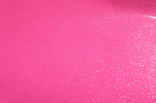 Fluorescent Pink Glitter Flake Roll - 20"x5'